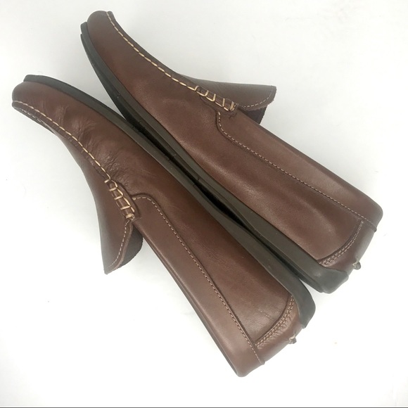 FLORSHEIM Jasper Venetian Slip On Brown Leather Loafers US 9 main image 6
